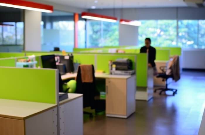green office partitions
