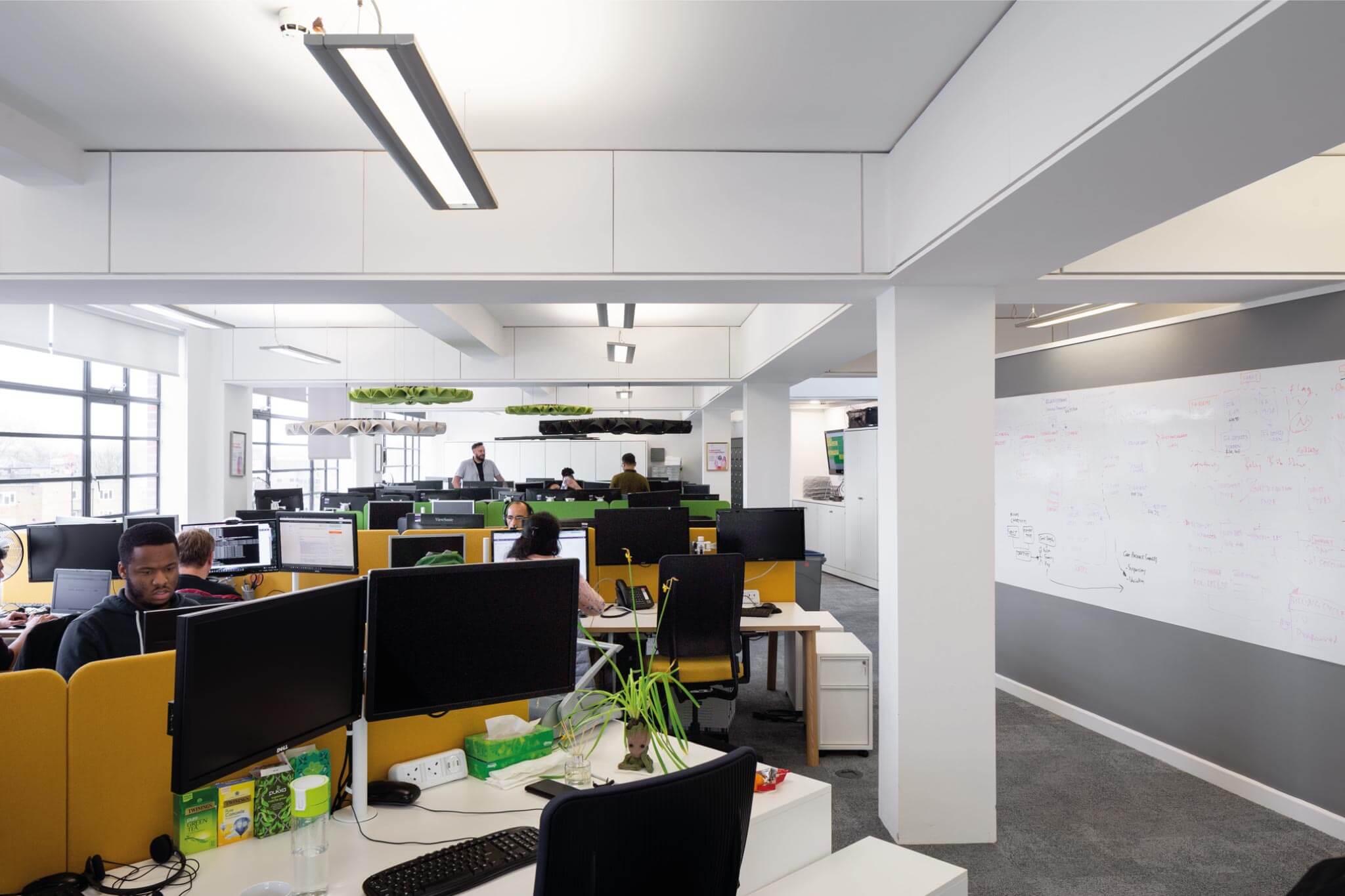 Servelec - London - Dale Office Interiors - White board system - 2019